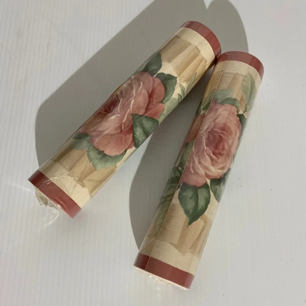 Wall Borders Rose Floral Ivy Fruit Basket Art Home Decor Set Bundle Lot 12 Pc